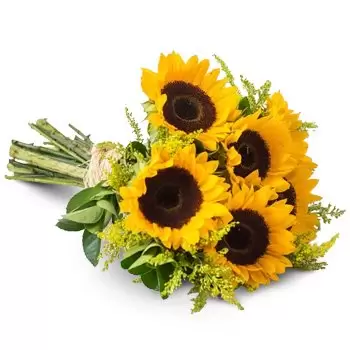 Afua květiny- Kytice slunečnic Květ Dodávka