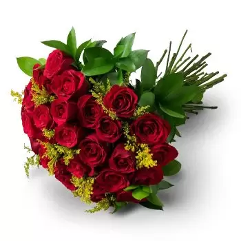 Φορταλέζα λουλούδια- Μπουκέτο από 36 κόκκινα τριαντάφυλλα Λουλούδι Παράδοση