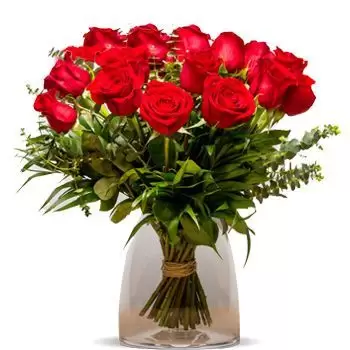 بائع زهور أزنالكازار- صوفيا - 25 وردة زهرة التسليم