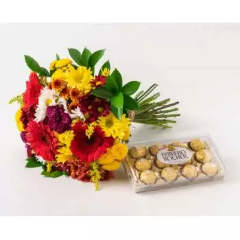 Amparo bunga- Buket Besar Bunga Lapangan Warna-warni dan Co Bunga Pengiriman