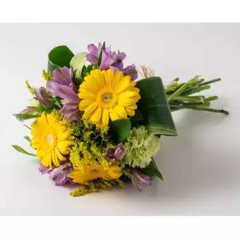 بائع زهور أبايت- باقة من أستروميليا وجيربيراس زهرة التسليم