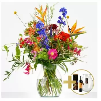 Bunde-Noord květiny- Dárkový balíček Velkorysý Květ Dodávka