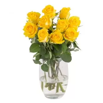 Dortmund çiçek- Altın kalp Çiçek Teslimat