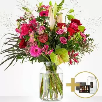 fiorista fiori di Aalst- Pacchetto regalo Appassionato Fiore Consegna