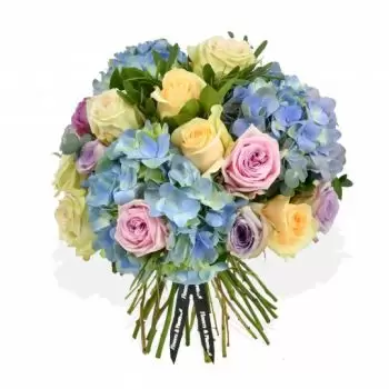 보카 꽃- 스프링 블루 꽃 배달