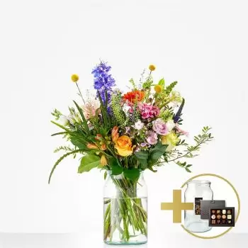 ברסקנס-נורד-אוסט פרחים- חבילת שי יוקרתית פרח משלוח