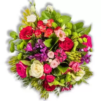 Gent-virágok- Sugár Virágkötészeti csokor