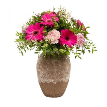סוטוגרנדה פרחים- בברכה ורודה פרח משלוח