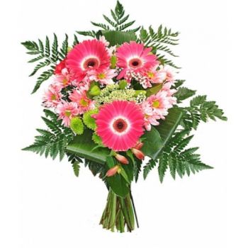 بائع زهور تيخوانا- البريق الوردي زهرة التسليم