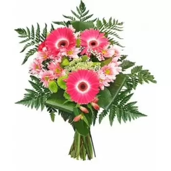 קדרהייטה פרחים- נוצץ ורוד פרח משלוח