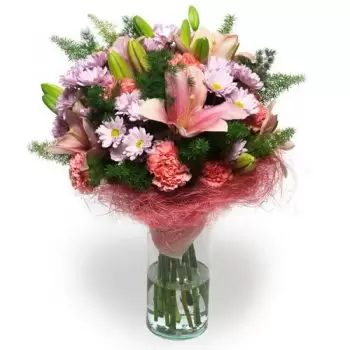 ดอกไม้ Ensenada - ชมพูสุดฮอต ดอกไม้ จัด ส่ง