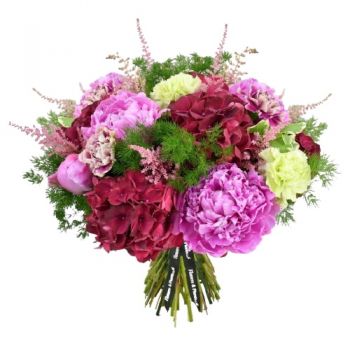 بائع زهور لندن- زهور متعددة الألوان مبهجة باقة الزهور