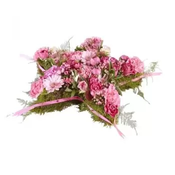 Almere online Blomsterhandler - Store Sorgstjerne Buket