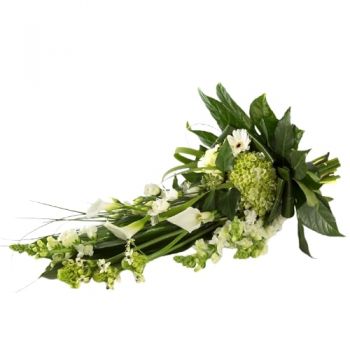 Aagtekerke Blumen Florist- Elegantes Beileid Bouquet/Blumenschmuck