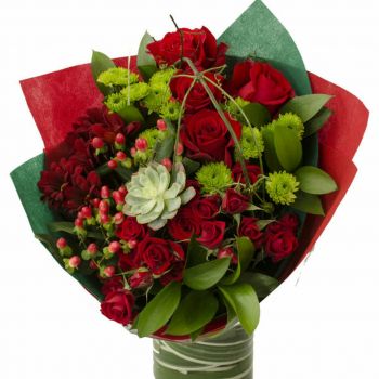 Свети Йосиф онлайн магазин за цветя - Радостта на Кристмата Букет