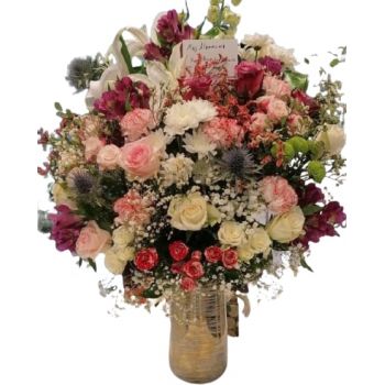 אל ג'ום חנות פרחים באינטרנט - פרחים מעורבים זר פרחים