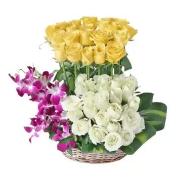Фарасан цветя- Слънчева кошница Цвете Доставка