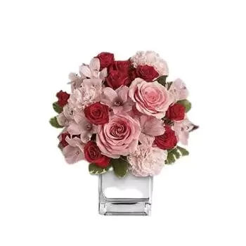 Al-Ḥawaṭah-virágok- 24 vegyes rózsa Virág Szállítás