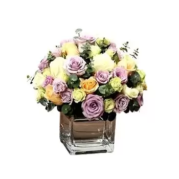 Riyadh blommor- Blandade rosor Blomma Leverans