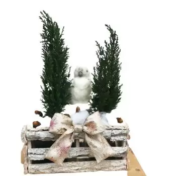 Lebanon blomster- Jul å jul Blomsterarrangementer bukett