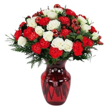 Jeddah rože- Božično presenečenje Cvet Dostava