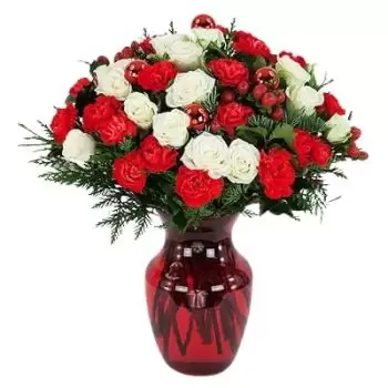 flores de Al-Mubarakiyah- Surpresa de natal Flor Entrega