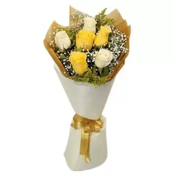 Riyadh blommor- Sol och vitt Blomma Leverans