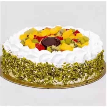 Dammam Online kvetinárstvo - Ovocný koláč Kytica