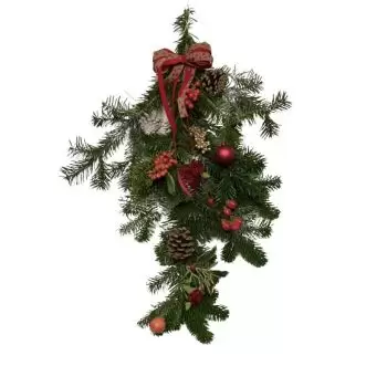 Gjilan (Gjilan) blomster- glædelig jul Blomst buket/Arrangement