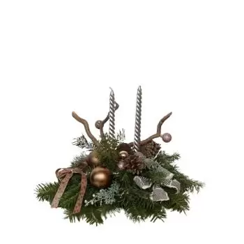 Zubin Potok kvety- Dekor na vianočný stôl Kvet Doručenie