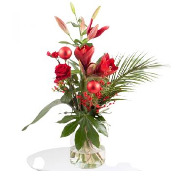 fleuriste fleurs de Dresde- Ambiance de Noël Bouquet/Arrangement floral
