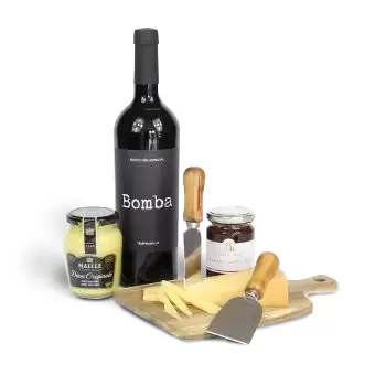사라고사 온라인 꽃집 - 치즈 & 와인 부케