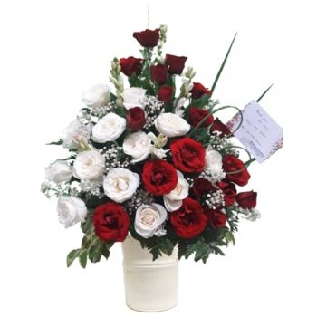 Madium Fleuriste en ligne - Composition Roses Beauté Bouquet