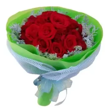fiorista fiori di Batam- Bouquet d'amore di Natale Fiore Consegna