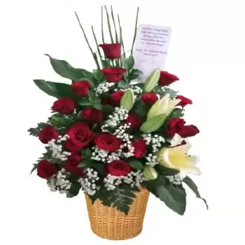 Jakarta Online Blumenhändler - Arrangement Schönheit Weihnachten Blumenstrauß