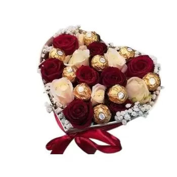 Braga online Florist - Christmas Heart Bouquet
