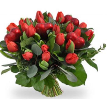 Bruselas Floristeria online - Devoción al amor Ramo de flores