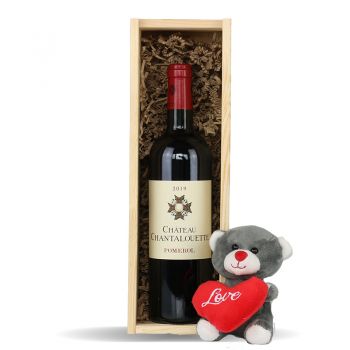Pau flowers  -  WINE DELUXE - GIFT SET Flower Delivery