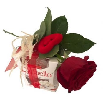 בראגה חנות פרחים באינטרנט - אהבה זר פרחים