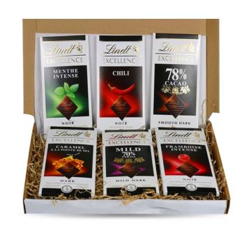 Slovakia flowers  -  Lindt Chocolates Pack Baskets Delivery