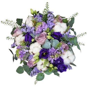 Benglen kwiaty- Niebieska fala Kwiat Dostawy