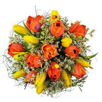 Bazel cvijeća- Kraljica proljeća Cvjetni buket/aranžman