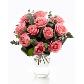 Блаж онлайн магазин за цветя - Розов шам-фъстък Букет