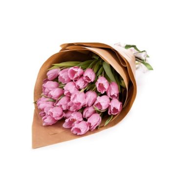 Barlad online virágüzlet - Rózsaszín máz Csokor