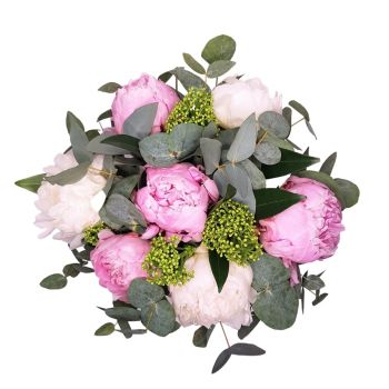Zurich blommor- Rosa boll Blomma Leverans