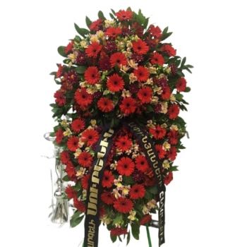Dilijan Florista online - Coroa Vermelha Buquê