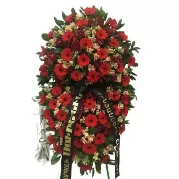 Armenia flowers  -  Red Wreath Flower Delivery