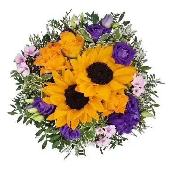 flores Basilea floristeria -  Amor de verano Ramo de flores/arreglo floral