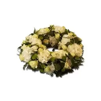 fleuriste fleurs de Charleroi- Roue des roses Bouquet/Arrangement floral
