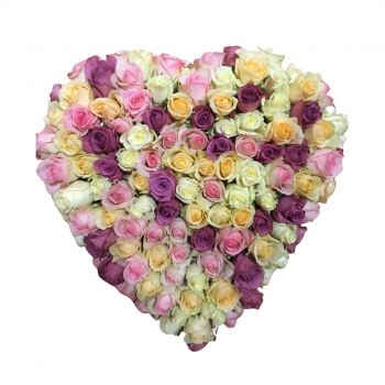 fiorista fiori di Charleroi- palette dei colori Fiore Consegna